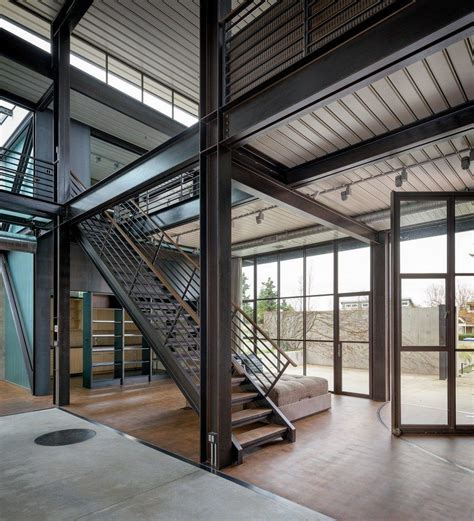 house build inside of a metal buiding|contemporary metal building homes.